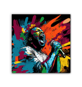 Rebellious spirit unleashed wrapped canvas - Beyond T-shirts